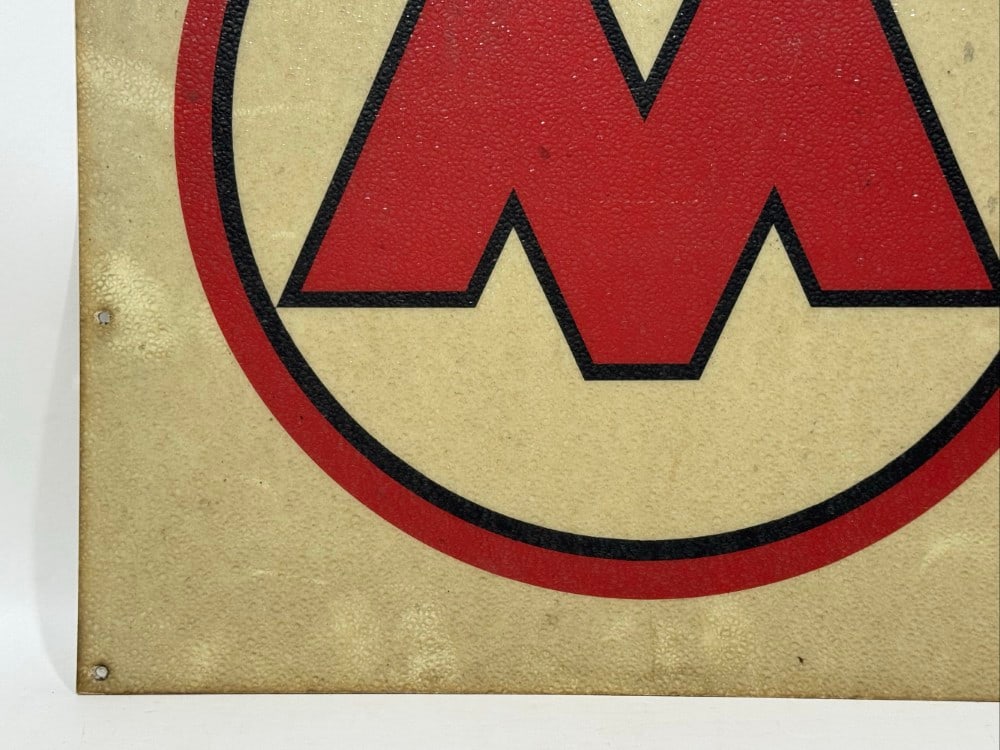 2ft Vintage Monon Railroad Hoosier Line Fiberglass Sign - 4