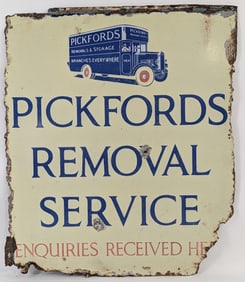 Vintage SSP Pickfords Removal Service Sign