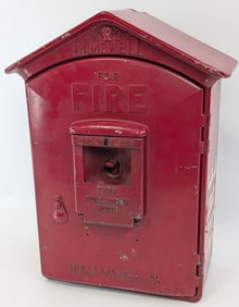 Vintage Gamewell Cast Metal Fire Alarm Call Box