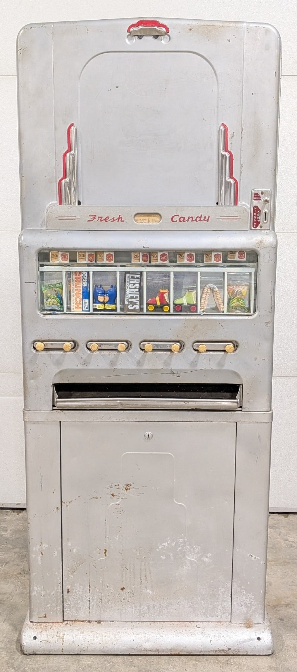 Vintage Art Deco Stoner Univendor 5? Candy Vending Machine (1 of 13)