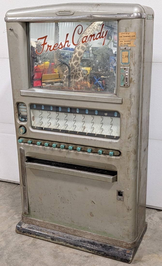 Vintage Stoner 25 Cent Fresh Candy Vending Machine (1 of 16)
