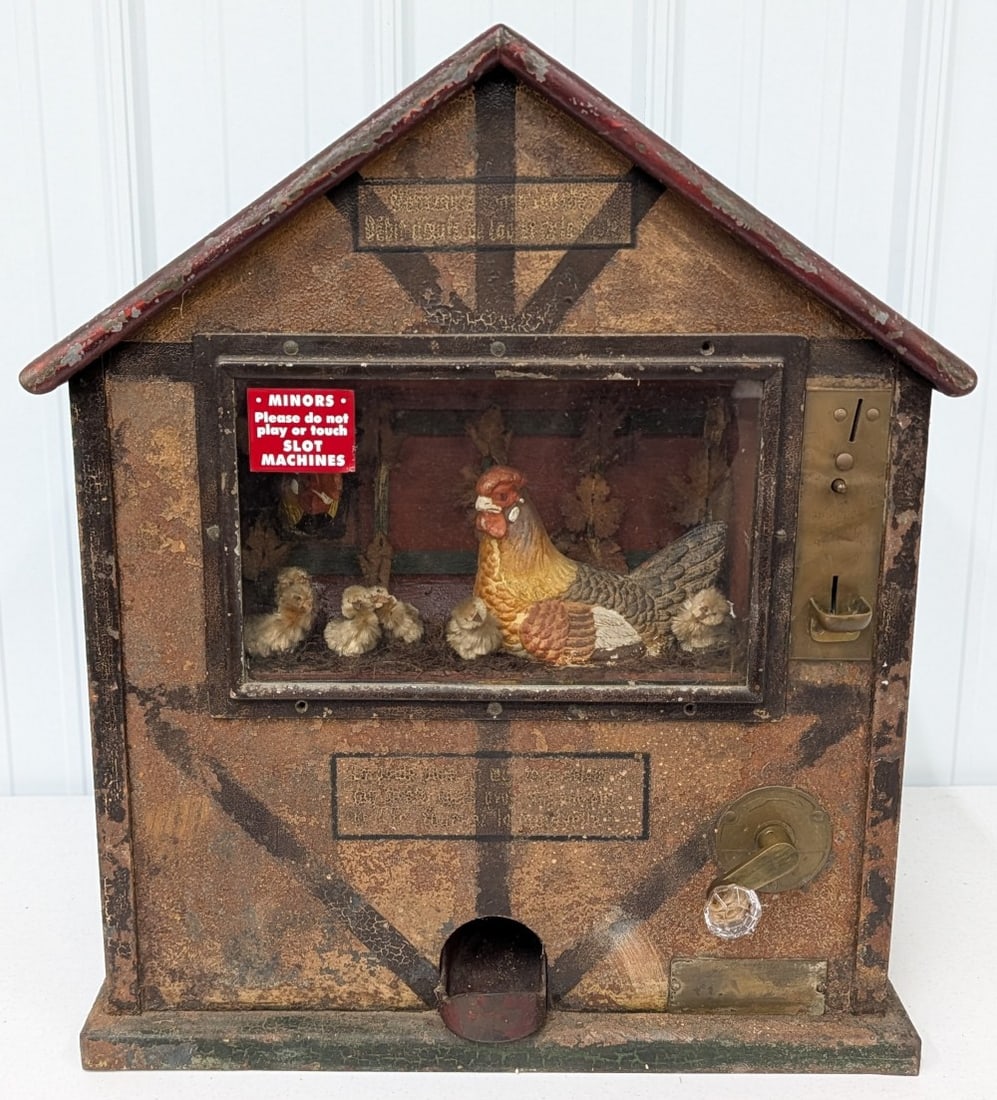Early German Coin Operated Egg Vending Machine (1 of 12)