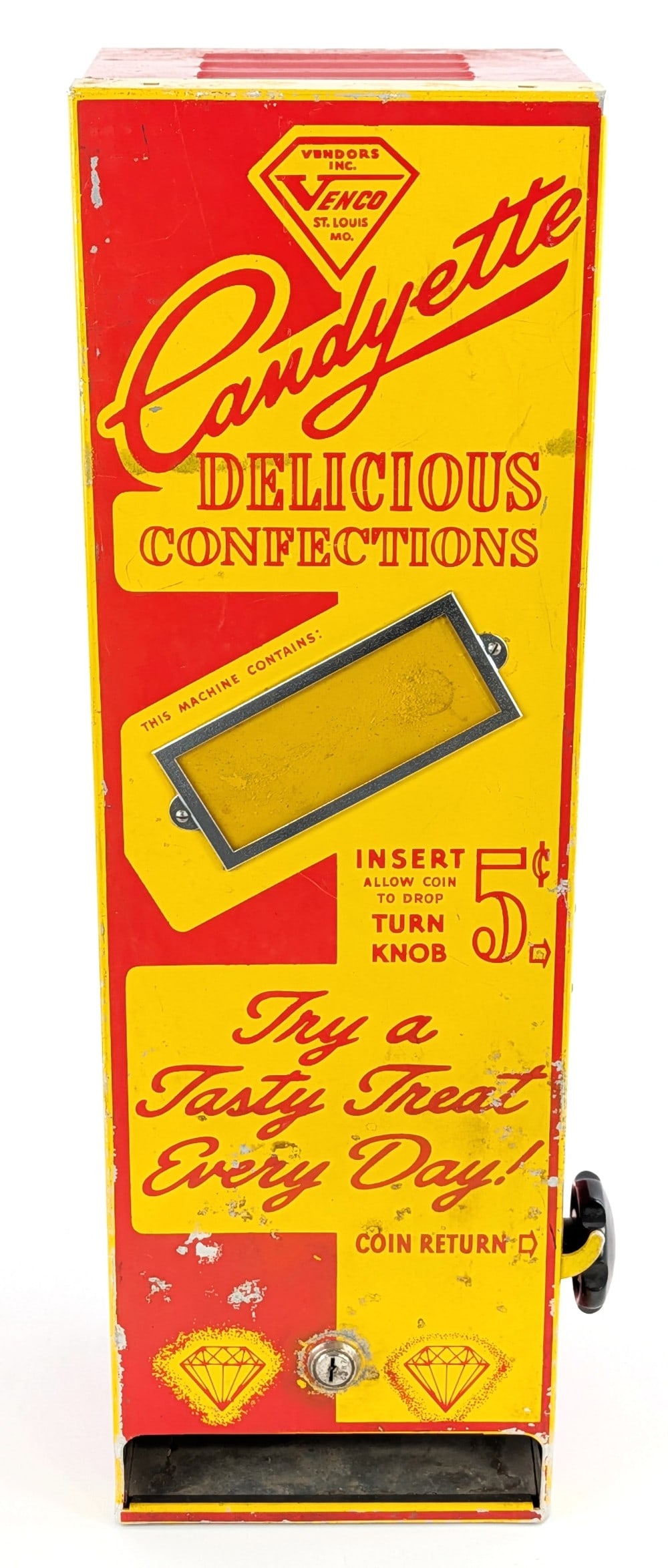 Vintage Venco Candyette Coin Operated Vending Machine (1 of 7)