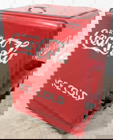 Vintage Coca-Cola Westing House Junior Ice Chest Cooler