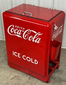 Vintage Coca-Cola Westing House Junior Ice Chest Cooler