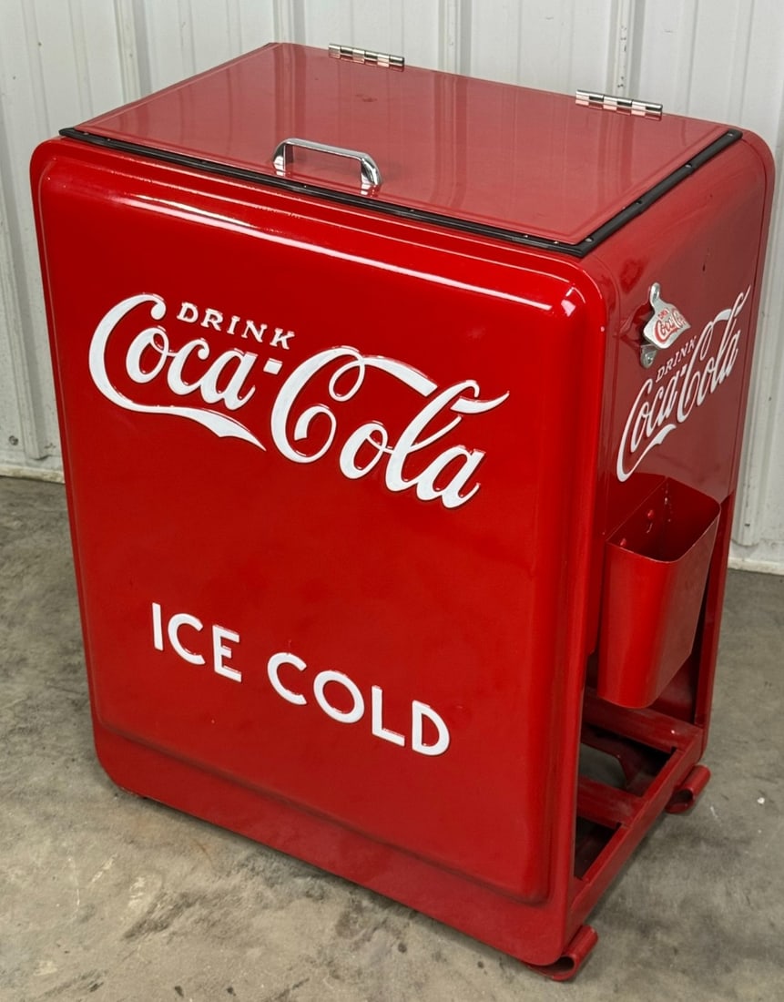 Vintage Coca-Cola Westing House Junior Ice Chest Cooler (1 of 13)