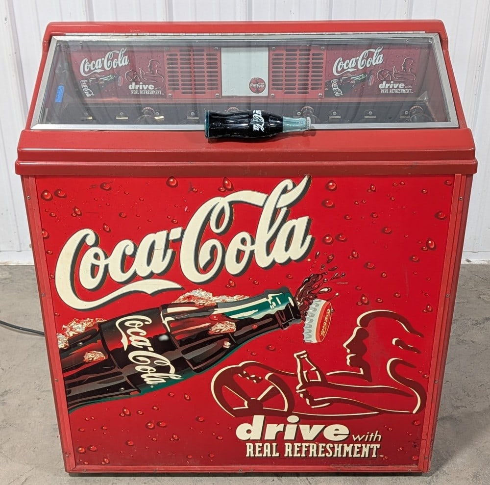 Coca-Cola Advertising Store Display Refrigerator Cooler (1 of 10)