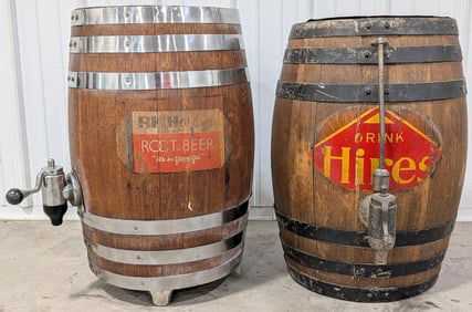 Lot Of Vintage Root Beer Barrel Fountain Dispensers