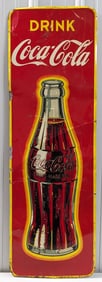 53in Vintage SST Coca-Cola Soda Bottle Advertising Sign