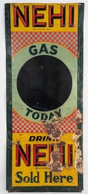 HTF Vintage SST Nehi Soda Gas Today Embossed Advertising Sign