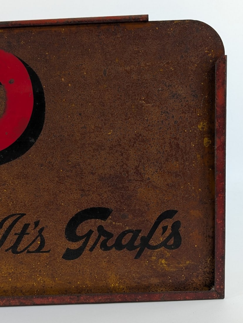 Vintage DST Gran?pa Graf?s Creamy Top Soda / Zep Advertising Sign - 10