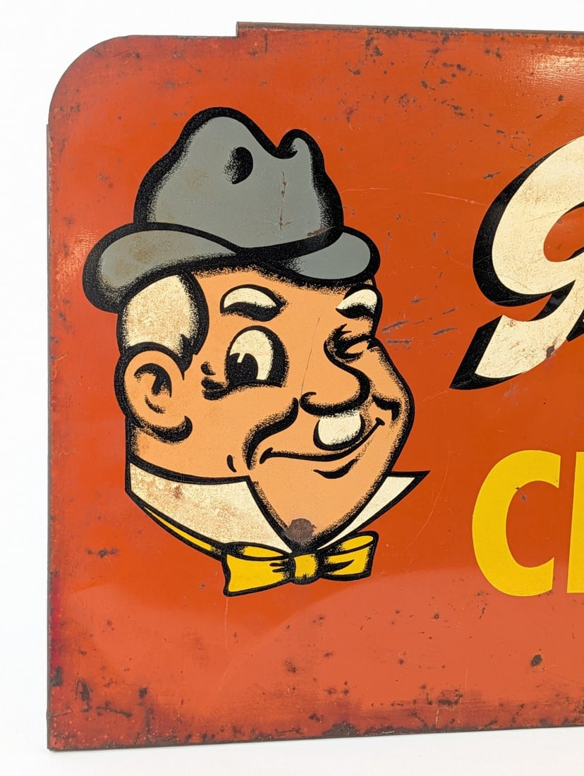 Vintage DST Gran?pa Graf?s Creamy Top Soda / Zep Advertising Sign - 5