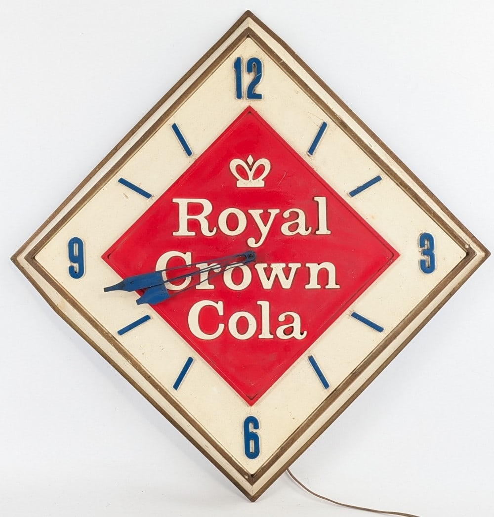 Vintage Royal Crown Cola RC Advertising Plastic PAM Clock (1 of 12)