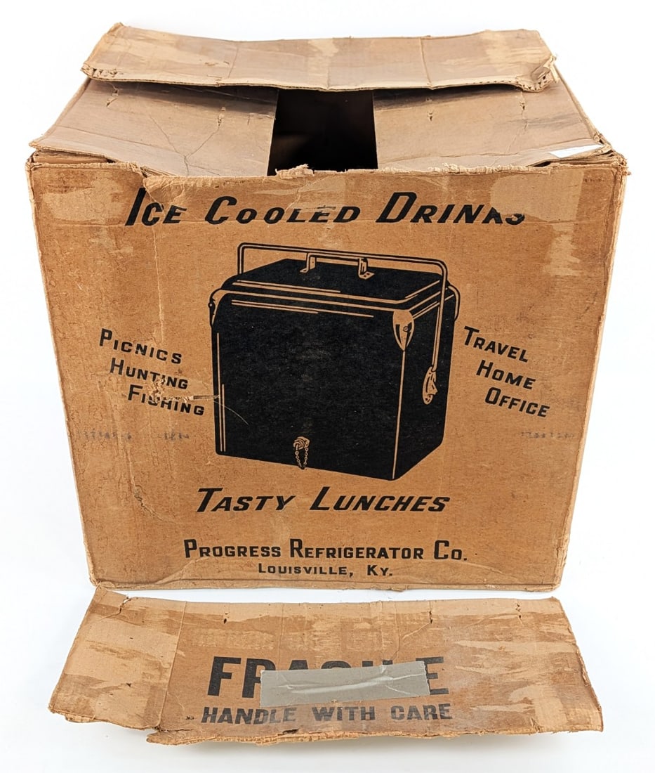 Vintage Progress Refrigerator Co. Cooler Original Box (1 of 6)