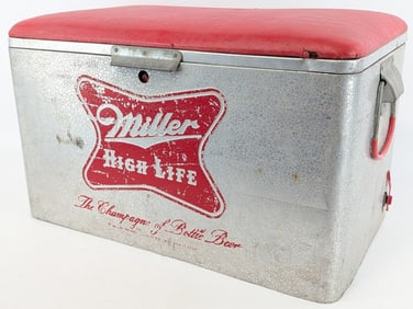 Vintage Miller High Life Beer Promotional Advertising Cooler