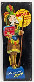 SST Model's Smoking Tobacco Advertising Sign