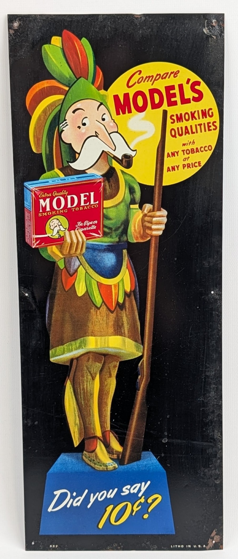 SST Model's Smoking Tobacco Advertising Sign (1 of 6)