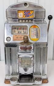 Jennings 5 Cent Sun Chief Nevada Club Slot Machine