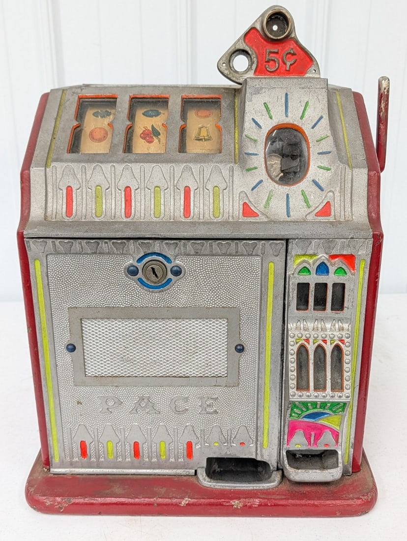 5 Cent Pace Bantam 3-Reel Slot Machine (1 of 10)
