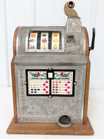 Mills 5 Cent Spearmint Liberty Bell 3-Reel Slot Machine
