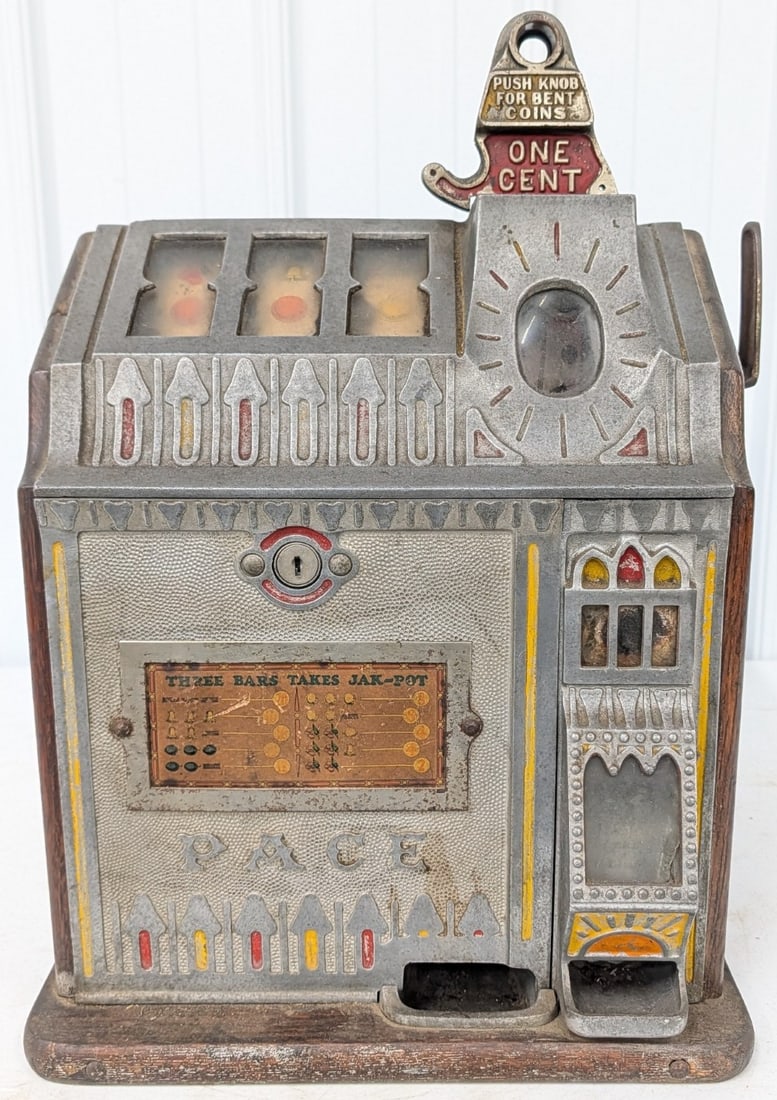 1 Cent Pace Bantam 3-Reel Slot Machine (1 of 13)