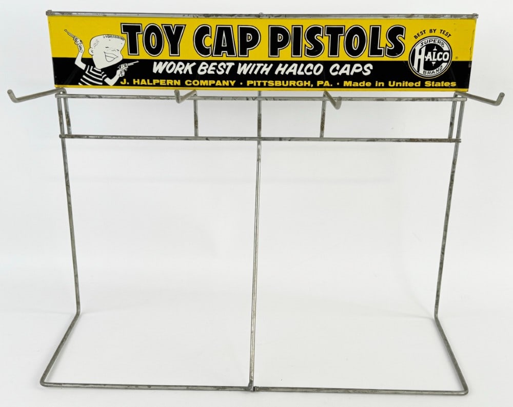 Vintage Halco Toy Cap Pistol Countertop Toy Store Display (1 of 7)