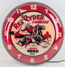 Custom Vintage Daisy Red Ryder Carbine BB Gun Lighted PAM Clock
