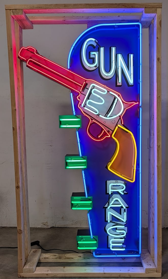 6ft SST Custom Gun Range Neon Sign (1 of 10)