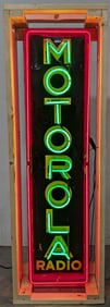 6ft Vintage SST Motorola Radio Neon Sign