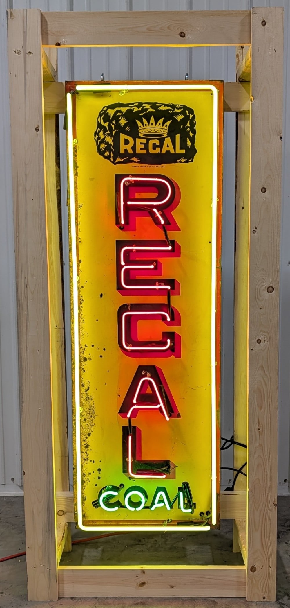 Custom Vintage SST Regal Coal Neon Advertising Sign (1 of 12)