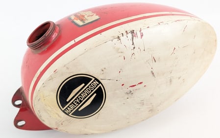 1960s Harley-Davidson M50 Motorcycle Tank w/ Original Paint