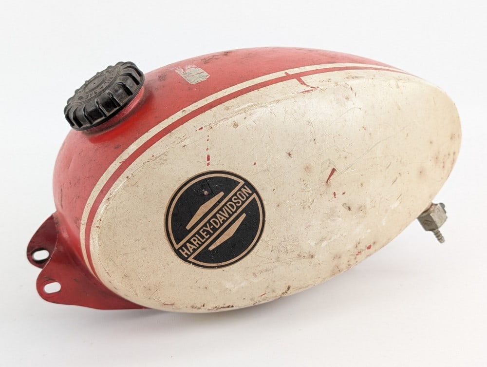 1960s Harley-Davidson M50 Motorcycle Tank W/ Original Paint (1 of 6)