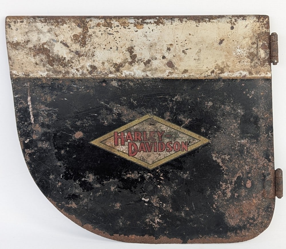 1930s Harley-Davidson Motorcycle Sidecar Original Paint Door (1 of 8)