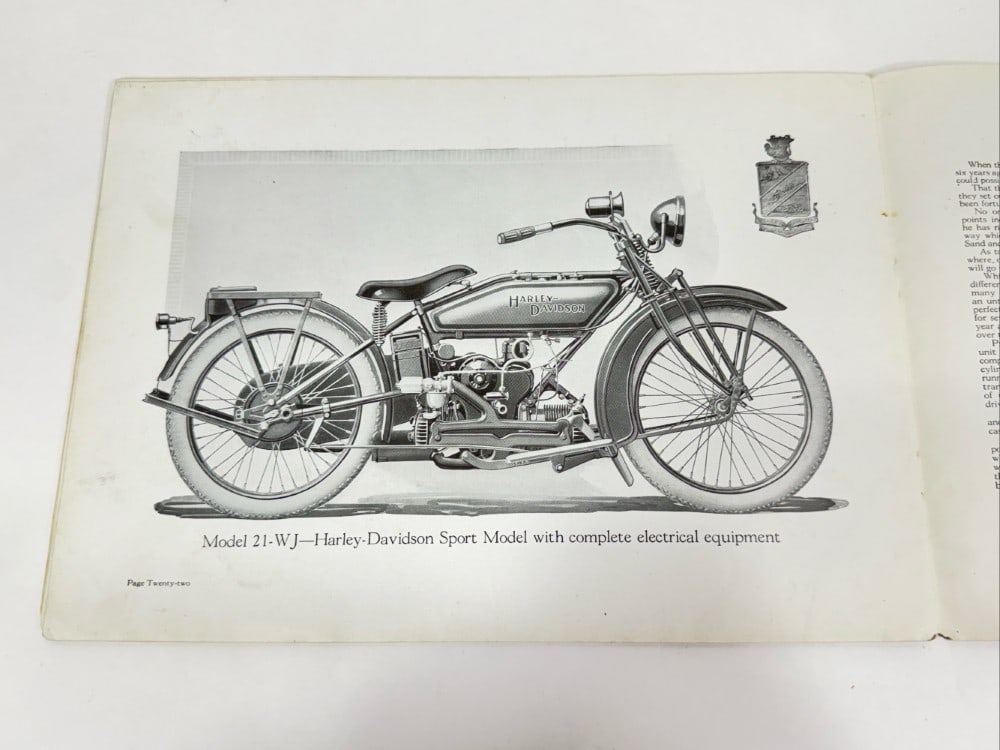 1920s Harley-Davidson Motorcycle & Accessories Catalog Lot / 1921 Dealer - 11