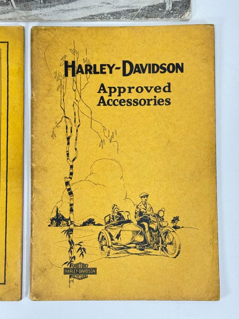 1920s Harley-Davidson Motorcycle & Accessories Catalog Lot / 1921 Dealer - 2