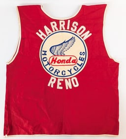 1960s Honda Motorcycle Racing Jersey