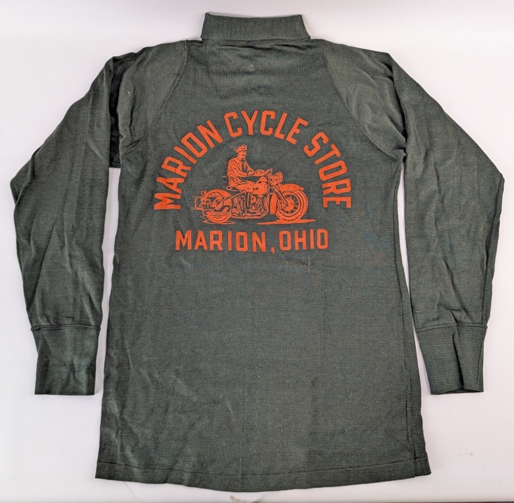 1940s-1950s Harley-Davidson Marion Cycle Store Sponsored Motorcycle Racing Jersey (1 of 10)