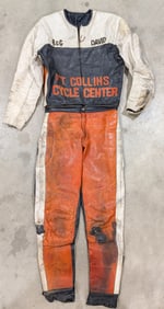 Vintage Motorcycle Racing Leathers / FT Collins Cycle Center No.94