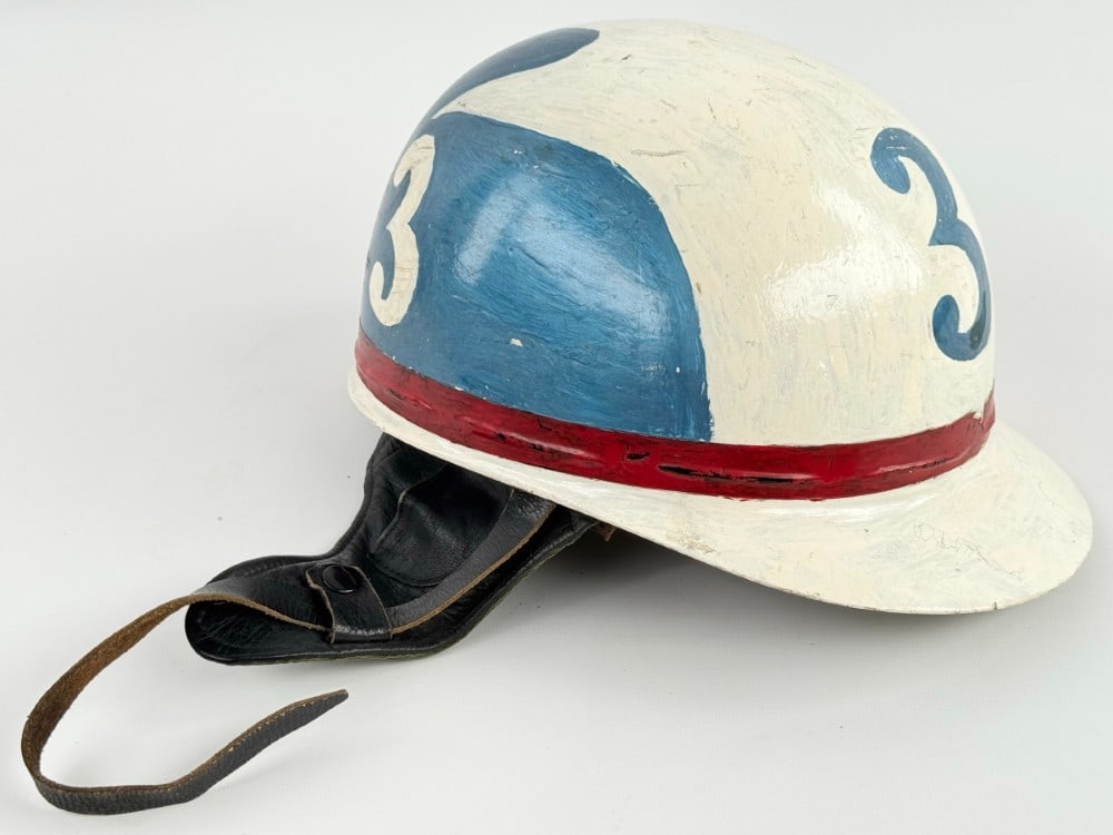 Vintage Automobile Racing No.3 Brimmed Racing Helmet (1 of 8)