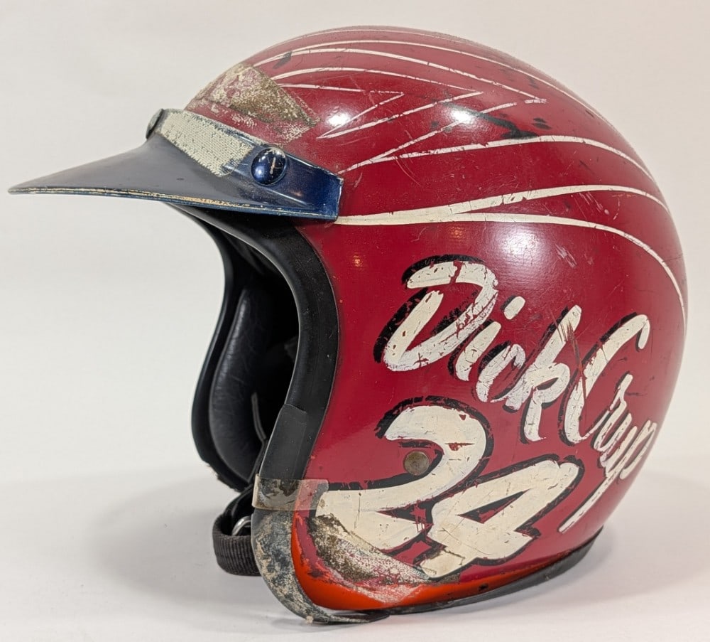 Dick Crup's 1960s Bell Toptex Racing Helmet (1 of 9)