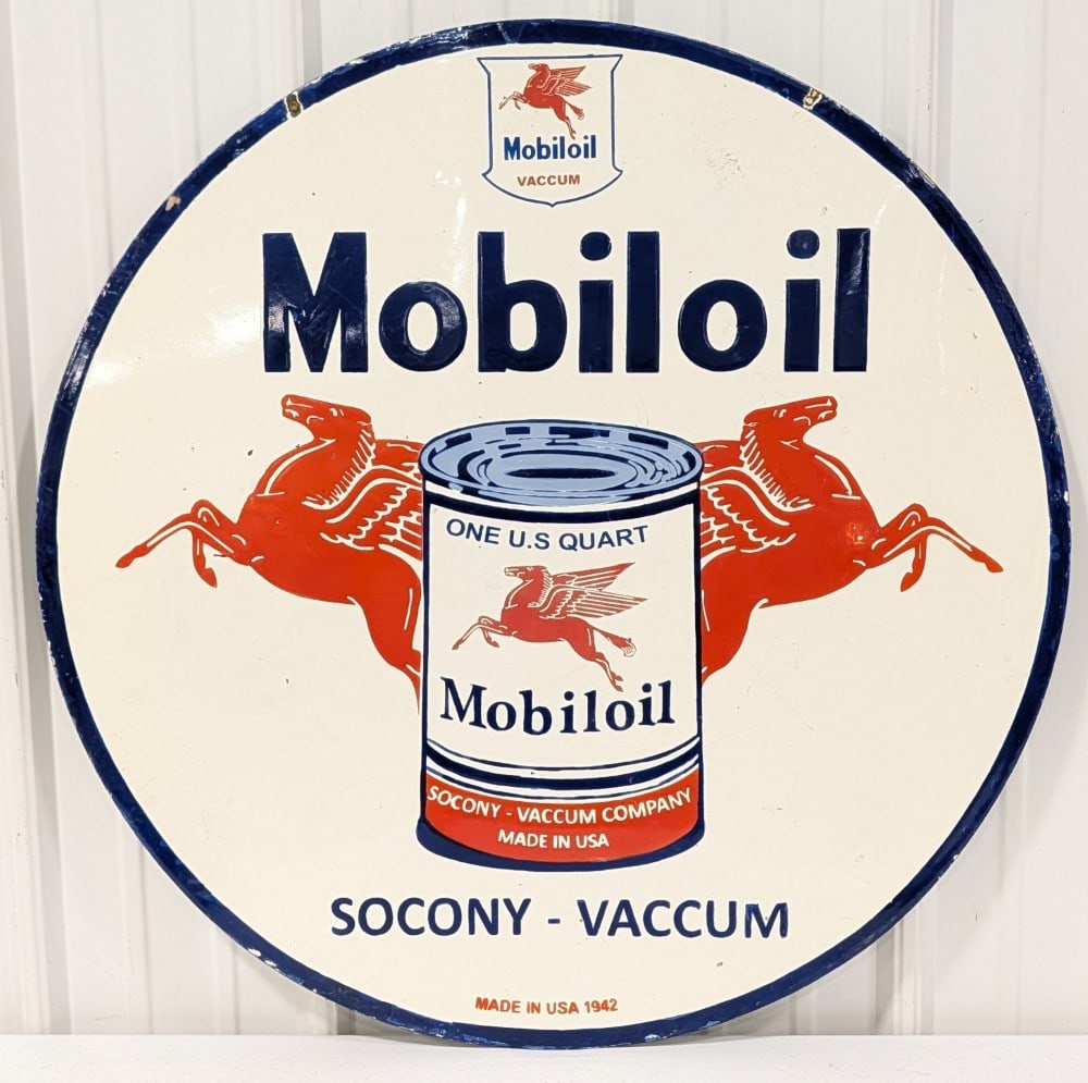 30in DSP Mobiloil Pegasus Fantasy Sign (1 of 13)