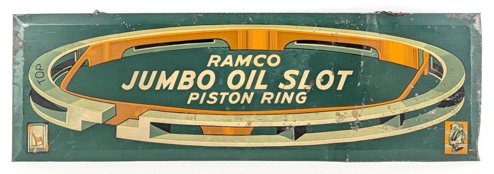 Vintage SST Ramco Piston Ring Advertising Sign (1 of 9)