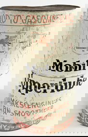 Vintage Mobil Upperlube Countertop Service Station Display