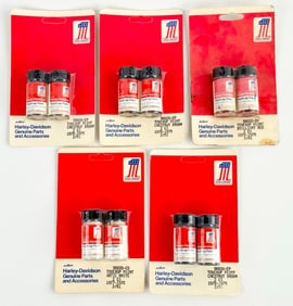 5) NOS 1970s-80s Harley-Davidson Motorcycle Touch-Up Paint