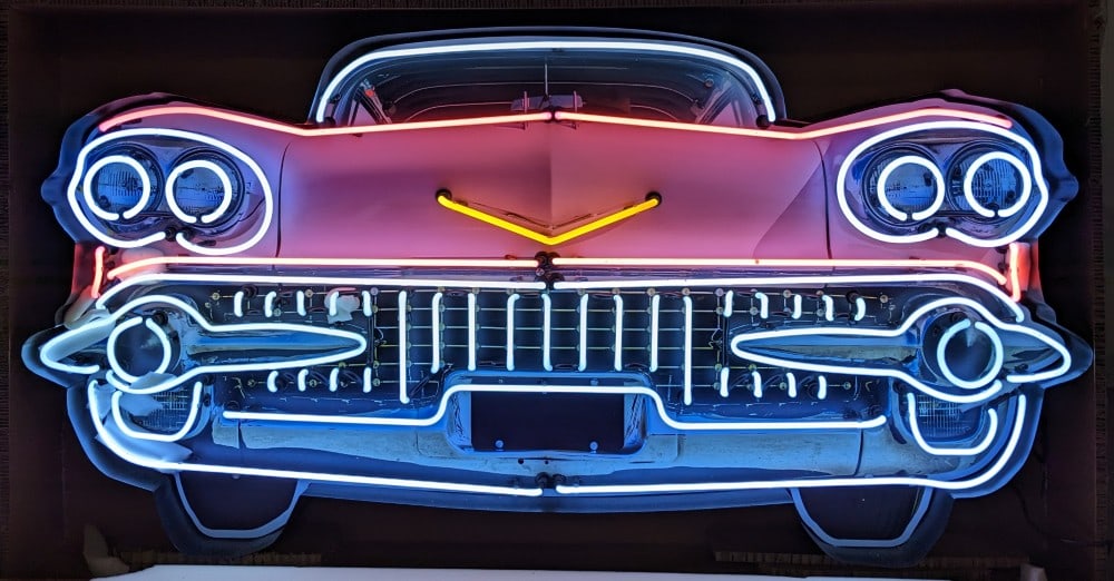 Custom Chevy Corvette Neon Sign (1 of 7)