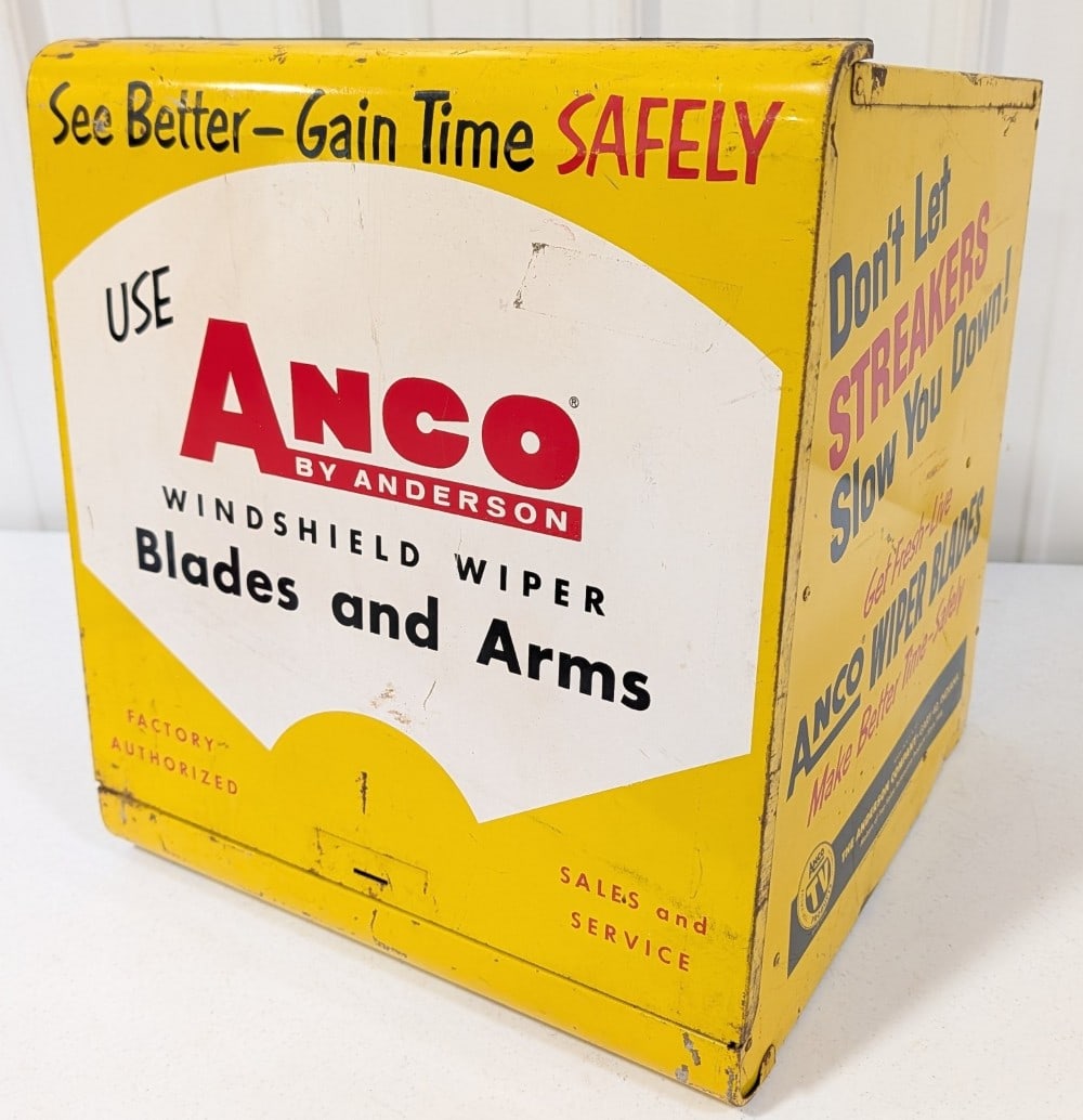 Vintage Anco Windshield Wiper Blades Store Display Cabinet (1 of 9)