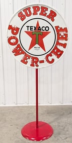SSP Texaco Super Power Chief Replica Curb Sign