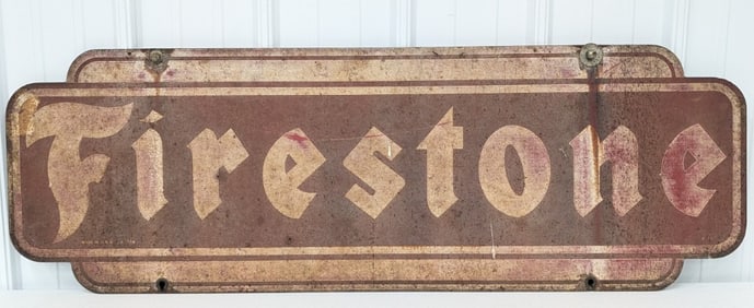 Vintage DST Firestone Tires Sign