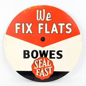Vintage SST Bowes Seal Fast Tire Insert Advertising Sign