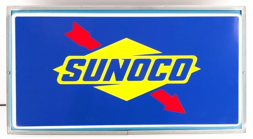 Sunoco Lighted Advertising Sign